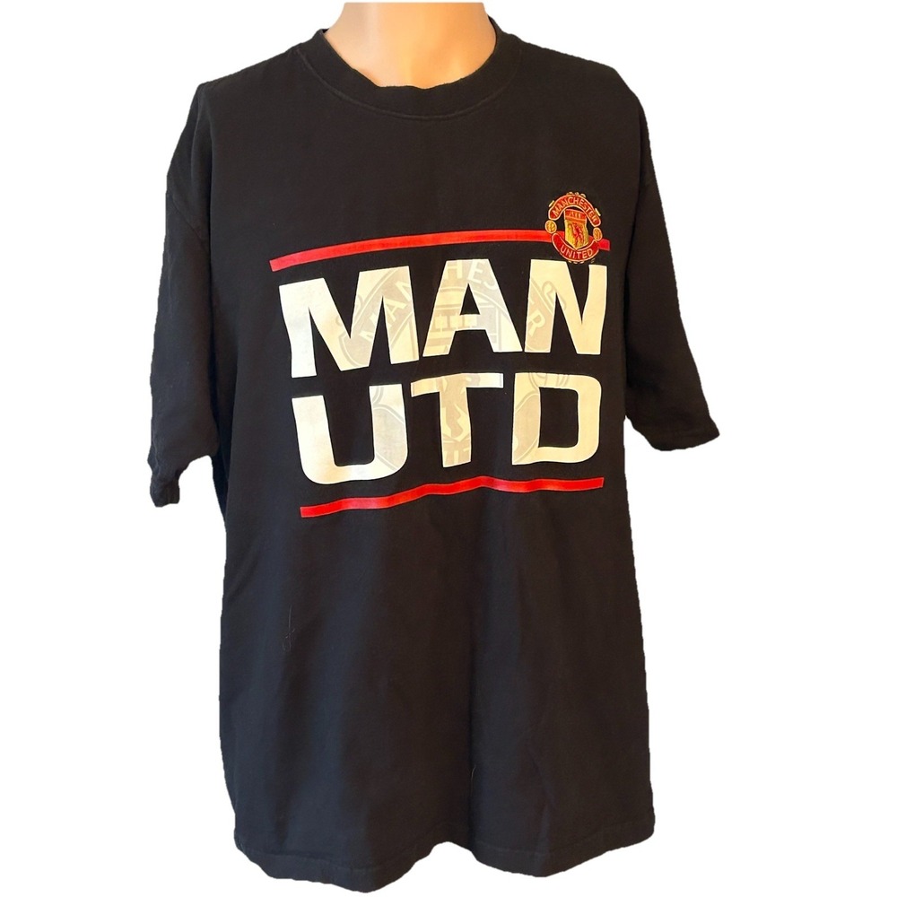 Manchester United Asia Tour 07 Men's Black T-Shirt‎ Size XL Premier League